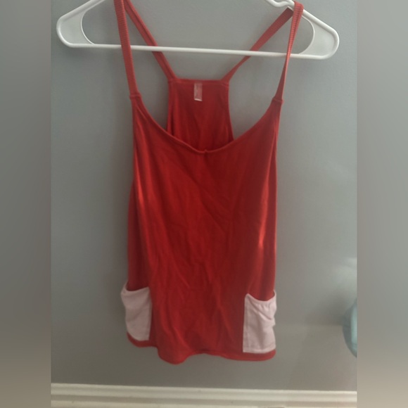 Free People xs hot shot red and pink pocket mini dress - Picture 2 of 8